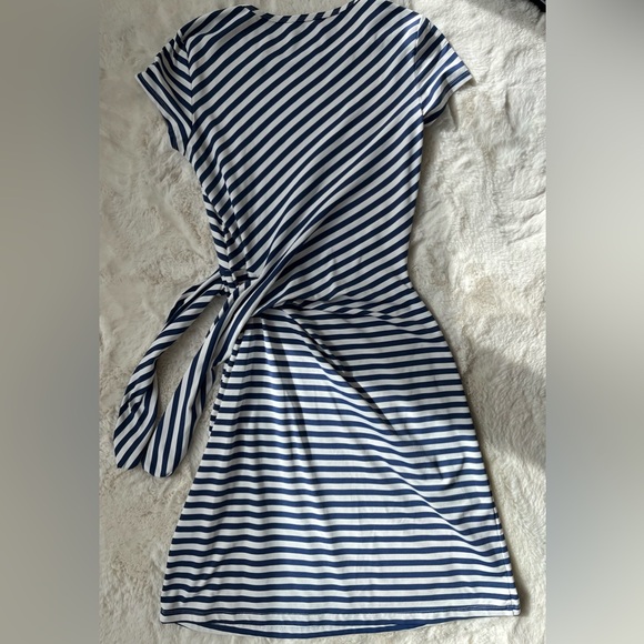 J. McLaughlin Navy and White Striped Dress, small - Picture 7 of 7
